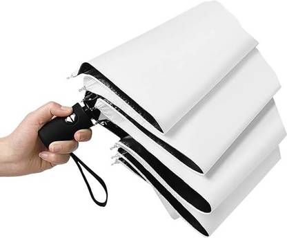 XBEY 8Ribs, 3-Folding Windproof Rain & Sun Protection Umbrella