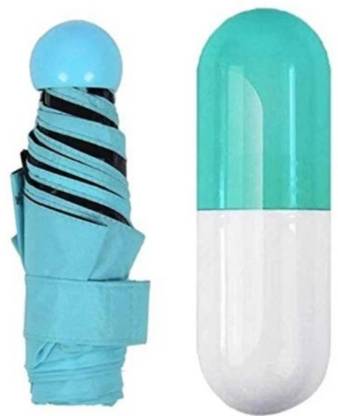 Kishlaytrading Pocket umbrella 3fold compact umbrella with capsule case pocket Umbrella