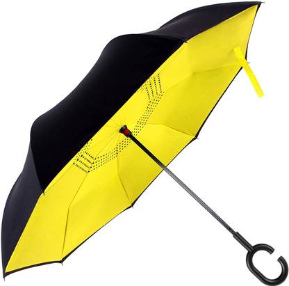 UK Enterprise Double Layer Automatic Inverted Reversible No Drip Umbrella with C Shape Handle Umbrella