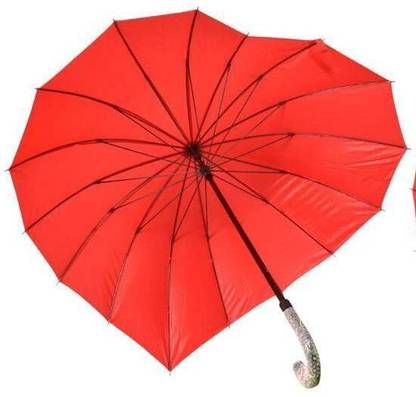 BOTIST Heart Shaped Umbrella Umbrella