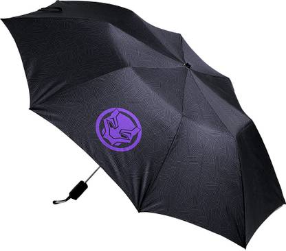The Souled Store Black Panther: Logo Umbrella