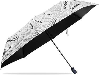 KRAPTICK Automatic Umbrella Newspaper Printed Umbrella