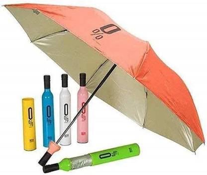 SEINON’S Folding Portable Umbrella with Bottle Cover for UV Protection & Rain Umbrella Umbrella