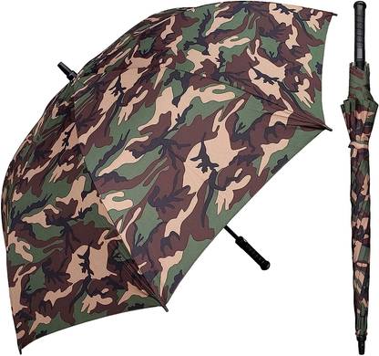 Leaffybezz Army Print Umbrella With Strong & Long Handle Chaata for Kids,Men & Women Umbrella