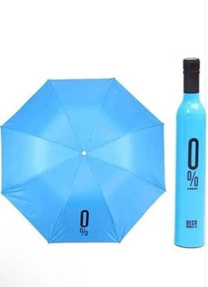 Saish Agencies Bottle unique design Unisex light blue umbrella Umbrella