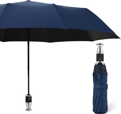 MT BROTHERS Stick Umbrella with Cover UV Protection Rubber Handle Automatic Open Waterproof Umbrella