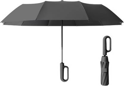MT BROTHERS Fully Automatic Folding UV Protect Large Rainy Ring Buckle Reverse Travel Umbrella