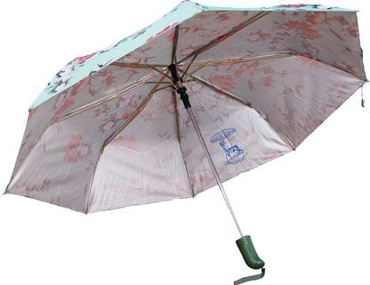 STAG UMB-102-3 Fold Automatic type Flower Printed Umbrella