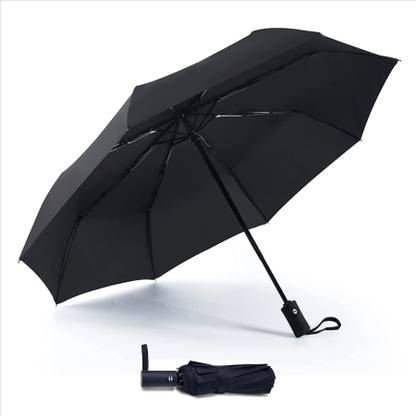 GORICH Umbrella for Men and Women, Automatic open and- Black Umbrella