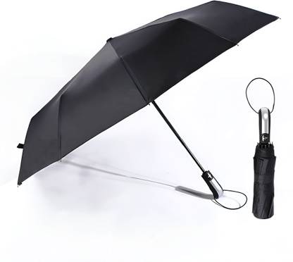 fratello home Latest Tri Step Umbrellas Portable Compact,Chataa Windproof with Auto Open Close Umbrella