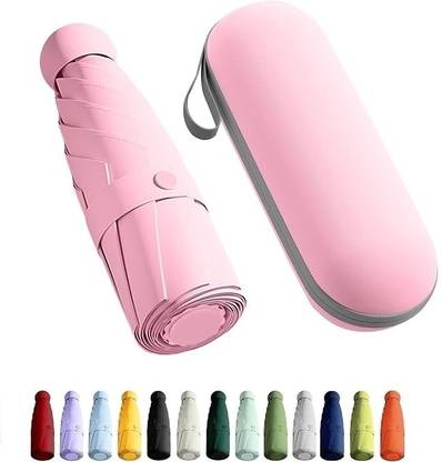 RainMat Pocket Travel Windproof Sun Rain Mini Ultra-Light 2 Fold Umbrella