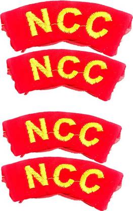 QUALITY FAB Red, Yellow Uniform Badge
