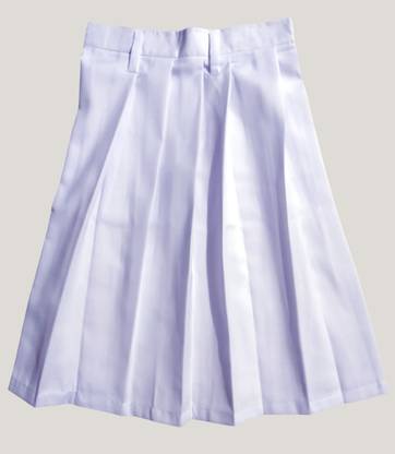Abhima White Uniform Skirt