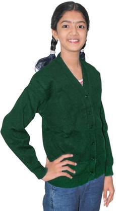 Goodluck Green Uniform Sweater