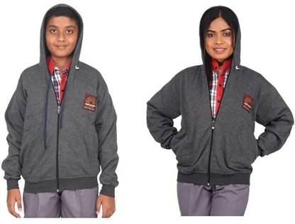 AMBIKASTORES Grey Uniform Sweater