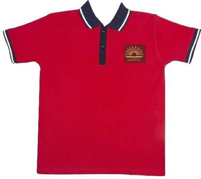 Chhattisgarh Readymade Red Uniform T Shirt