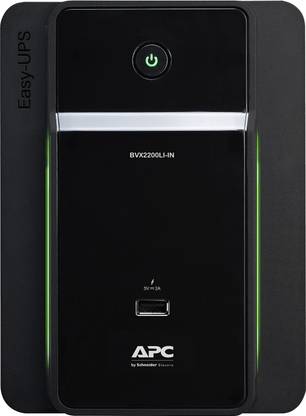 APC BVX2200LI-IN 230 V Line-interactive Tower Model UPS with Overload Protection 5 Outlet Plugs