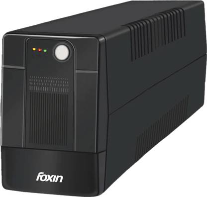 Foxin 1KVA/600W UPS with Voltage Regulation, Overload Protection FPS 1001 230 V Line-interactive Tower Model UPS with Overload Protection with Digital Display 3 Outlet Plugs