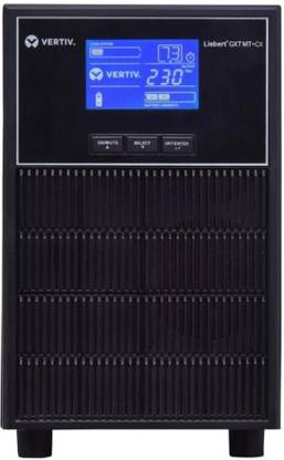 Vertiv Liebert GXT MT+ CX 1 kVA Std Backup System 220 V Online/double-conversion Tower Model UPS with Overload Protection with Digital Display 4 Outlet Plugs