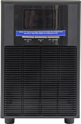 IONTECH POWER 1 KVA ONLINE UPS INBUILT BATTERY IP1101L03-07 230 V Online/double-conversion Rack-mount Model UPS with Overload Protection with Digital Display 3 Outlet Plugs