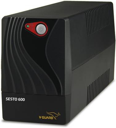 V-Guard Sesto 600 230 V Line-interactive Tower Model UPS with Overload Protection 4 Outlet Plugs
