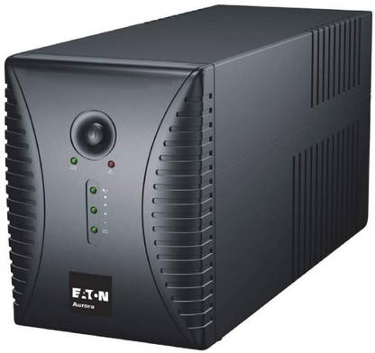 Eaton 1000 VA Line Interactive UPS with inbuilt batteries, Indian sockets 230 V Line-interactive Rack-mount Model UPS with Digital Display 4 Outlet Plugs