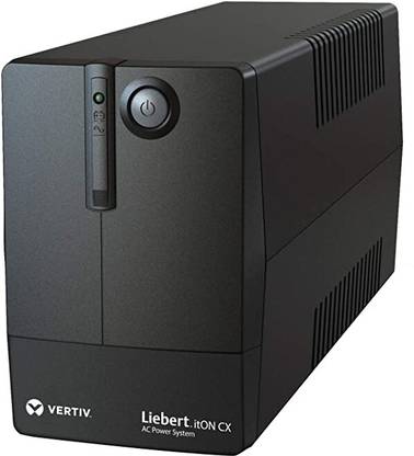 Vertiv Liebert ITON CX 600 VA with 1 X 7 AH Battery 0536106003004 220 V Line-interactive Tower Model UPS with Overload Protection 3 Outlet Plugs