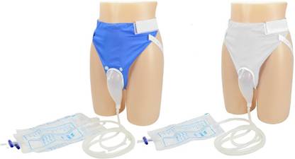Vinayakart Male Urine Bag Urine Collection Set 2 Breathable Urinal Urine Pot
