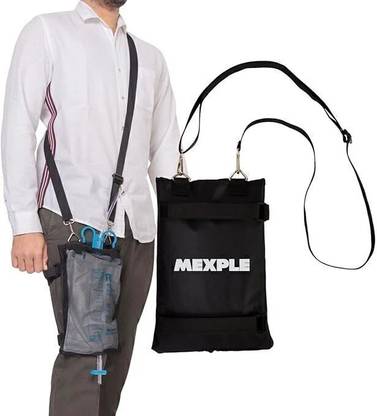 MEXPLE UroXling Catheter Urinary Bag Holder - Black 2000ML Urine Bag