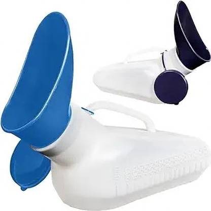 MEXPLE Unisex Peepod Urinal Pot, 1000ML - White Urine Pot