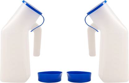 saniquik Unisex Polypropylene Autoclavable Urinal (1000 Ml) Pack of 2 Urine Pot