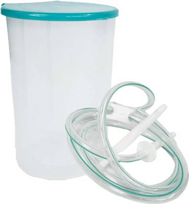 MEDISKY Reusable & washable Adults Enema kit for Home use with Instruction Urine Pot