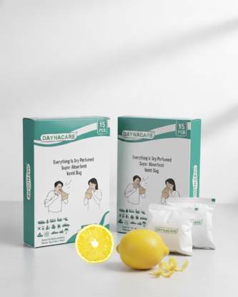 DAYNACARE Vomit disposable polythene bag/ 1000ml / Lemon fragrance Vomit Bag