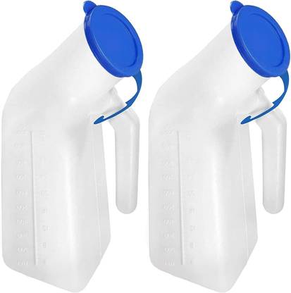 KAPGGRILA Portable Male and Female Urinal Pot, Medical Collection Container Pack Of 2 Urine Pot