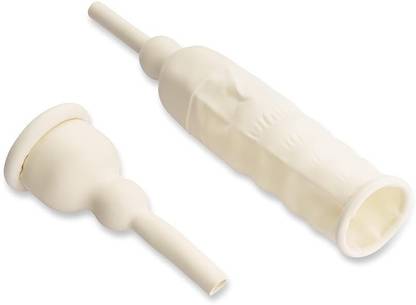 Cruzine Male External Catheter Small - 25mm Urine Bag