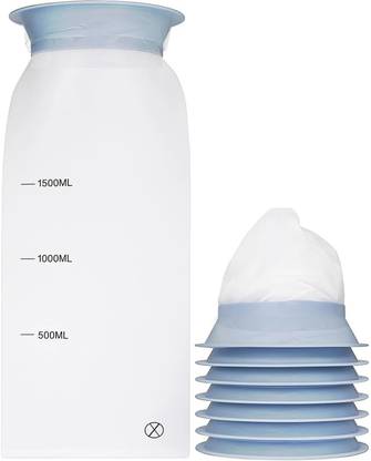 Lifekrafts Disposable Plastic vomit bag - well designed, Durable, & leak-proof Pack of 10 Vomit Bag