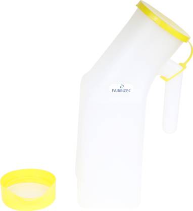 FAIRBIZPS Urinal Pot Portable And Safe Plastic Urine Pot With Cap Urine Bottle (1000ML) Urine Pot