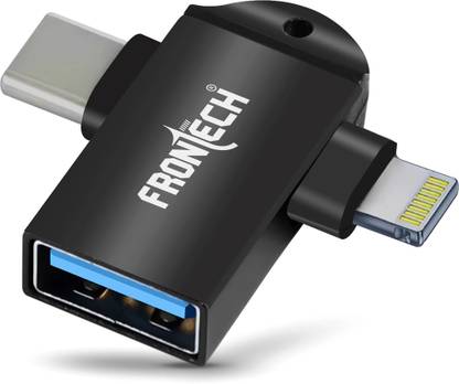 Frontech Frontech OTG Converter Type C to 8 Pin 3.0 Aluminium Body 5Gbps Speed USB Adapter
