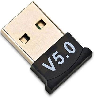 RECTITUDE Best USB Adapter for PC Wireless Bluetooth 5.0 USB Dongle for Mobile, Speakers USB Adapter