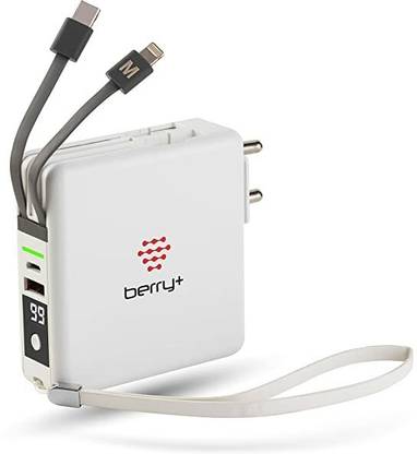 BerryPlus Berry+ Fusion10k -4-in-1 Power Adapter Power Bank for all your smart devices USB Adapter