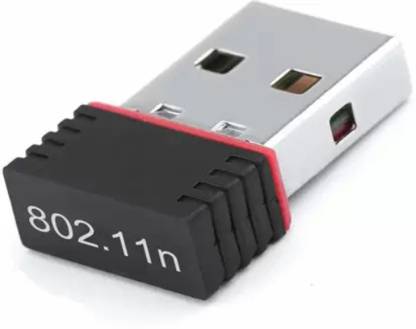 Clairbell QXQ562_WiFi Adapter for PC Desktop Laptop USB WiFi Small Size WiFi Receiver(Blk) USB Adapter