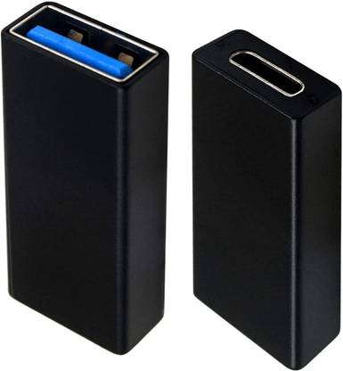 VOOCME USB C to USB 3.0 Adapter, USB to USB C Adapter, USB 3.0 Female to USB C Female Adapter Connector Compatible with G0ogle Pi-xel, Hua-wei etc 1 Pack USB Hub