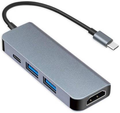 XEXY 3.0 USB Hub for Laptop and Pen Drive - 4 in 1 Multiport Type C Adapter USB Adapter