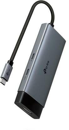 टप-लिंक UH5020C USB 3.0 Type-C 5 in 1 Hub 4K HDMI 5 Gbps 100W Powerful Fast Charging USB एडाप्टर