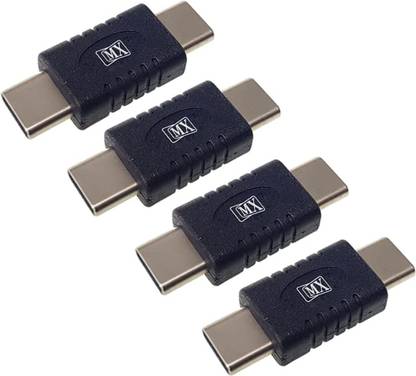 MX USB Type-C Male to USB Type-C 3.0 Male Adapter Compatible with C Type(4079-4Pcs) USB Adapter