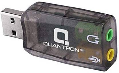 Quantron USB Sound Card For Laptop/PC/TV (Pack Of 5) USB Adapter