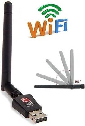 वेफली USB WiFi Adapter 1200Mbps USB 2.0 WiFi Dongle 802.11 ac Wireless Network Adapter with Dual Band 2.42GHz/300Mbps 5.8GHz USB एडाप्टर