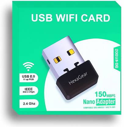 HexaGear Long Range USB WiFi Adapter for Laptop Computer and Gaming PC Signal Booster USB Adapter