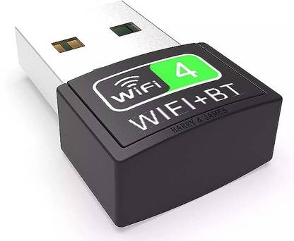RuhZa Mini USB WiFi Wireless Adapter Bt 4.2 150Mbps WiFi Dongle Network Card All Windows 10/8/7/XP, Mouse, Keyboard, Headset, Speaker Laptop Accessory