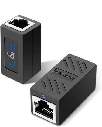 C&E "RJ45 Coupler Ethernet Extender, in-Line Female to Female Cat6e/Cat6/Cat5e " USB Adapter